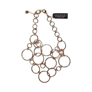Laundry by Shelli Segal Gold Circle Necklace